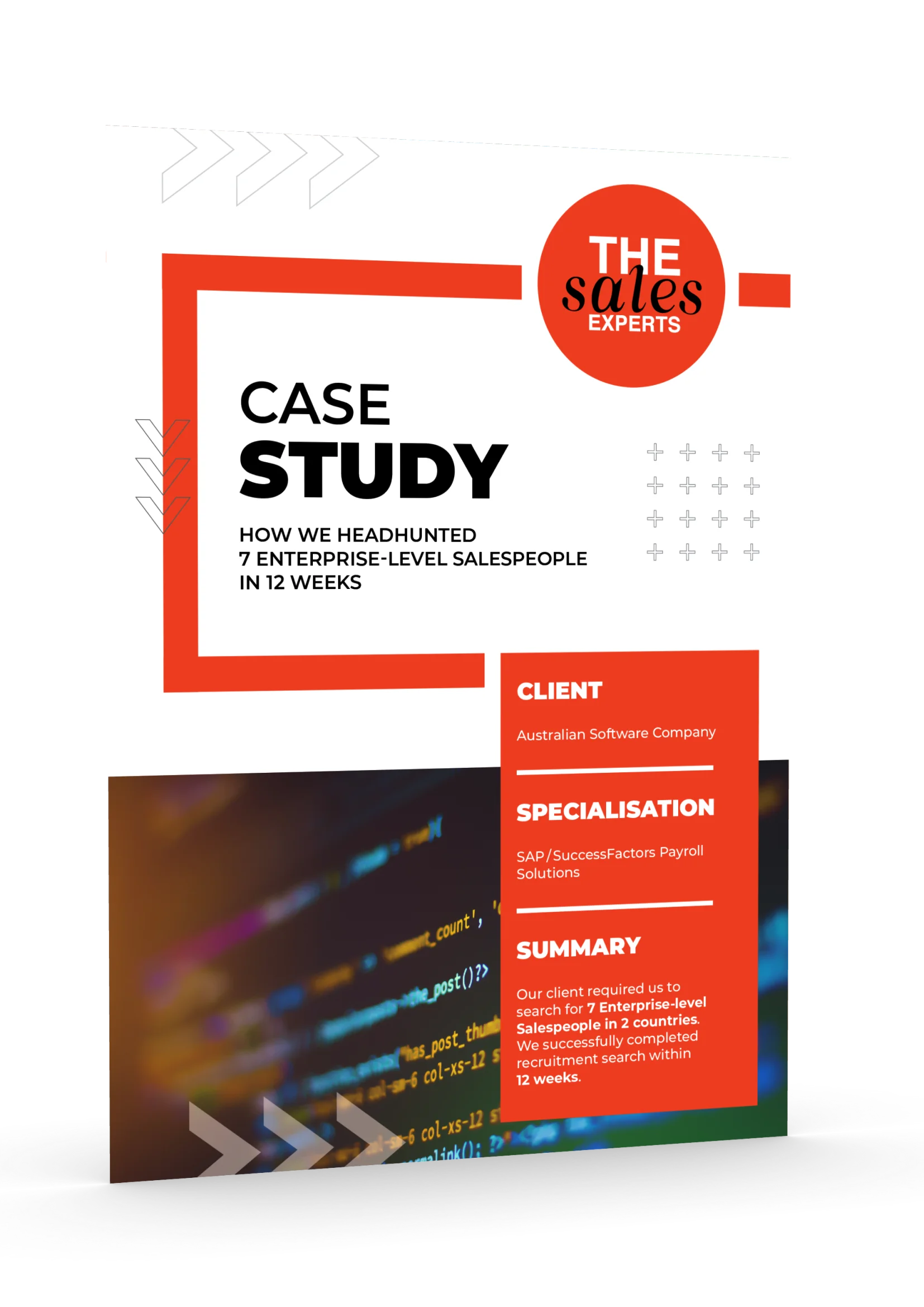 Case study – Sales Recruitment for SpinifexIT (SAP)