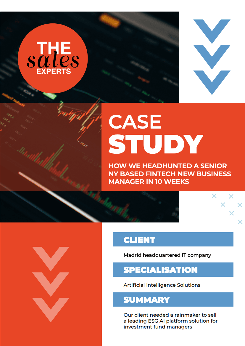 Fintech Sales Hiring in 10 Weeks | Senior Recruitment for ESG AI Platform