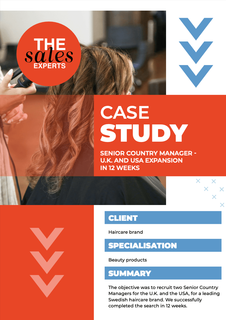 Beauty Industry Recruitment | Country Manager Headhunting Case