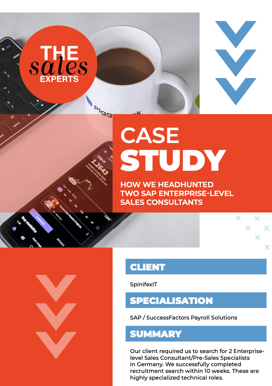 Enterprise Sales Recruitment | SAP Tech Sales Case Study