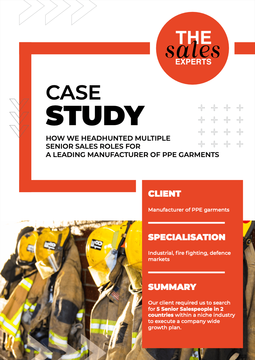 Executive Sales Recruitment Case Study | Sales Staffing Services