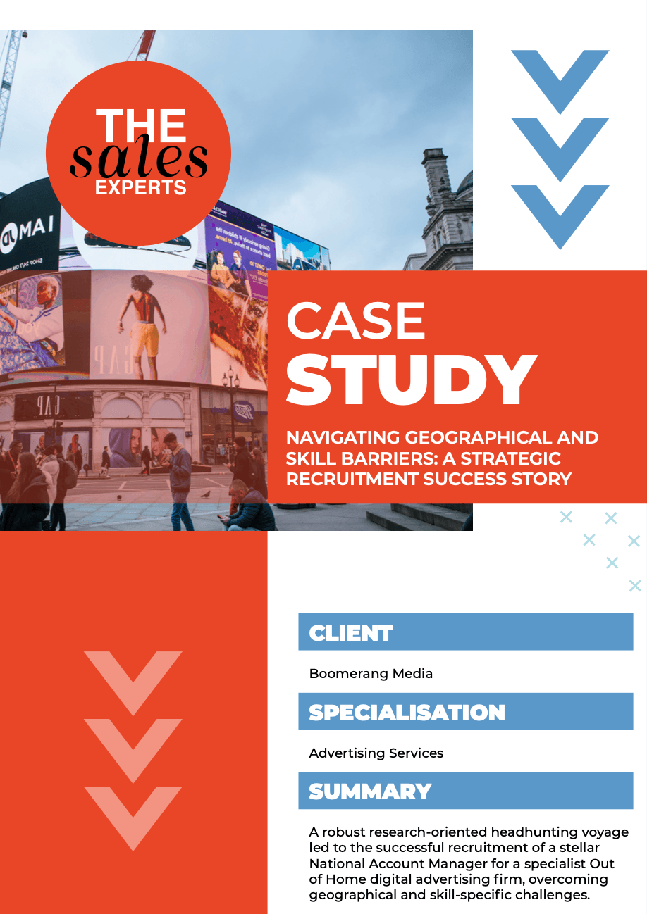 National Account Manager Recruitment | Media Sales Case Study