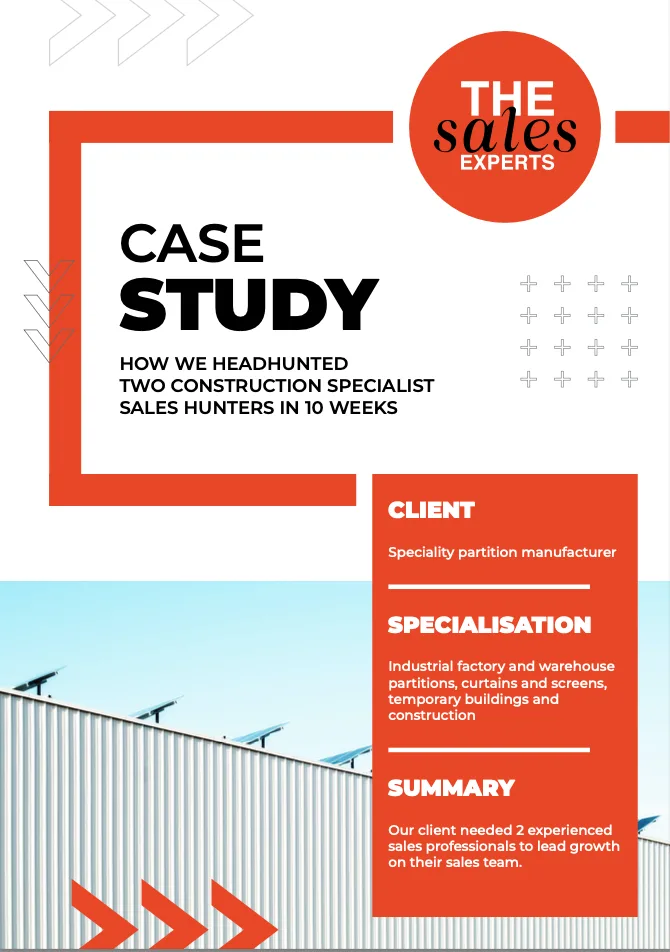 Construction Sales Recruitment