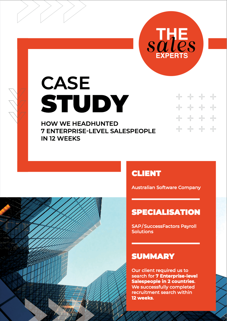 Tech Sales Hiring Case Study