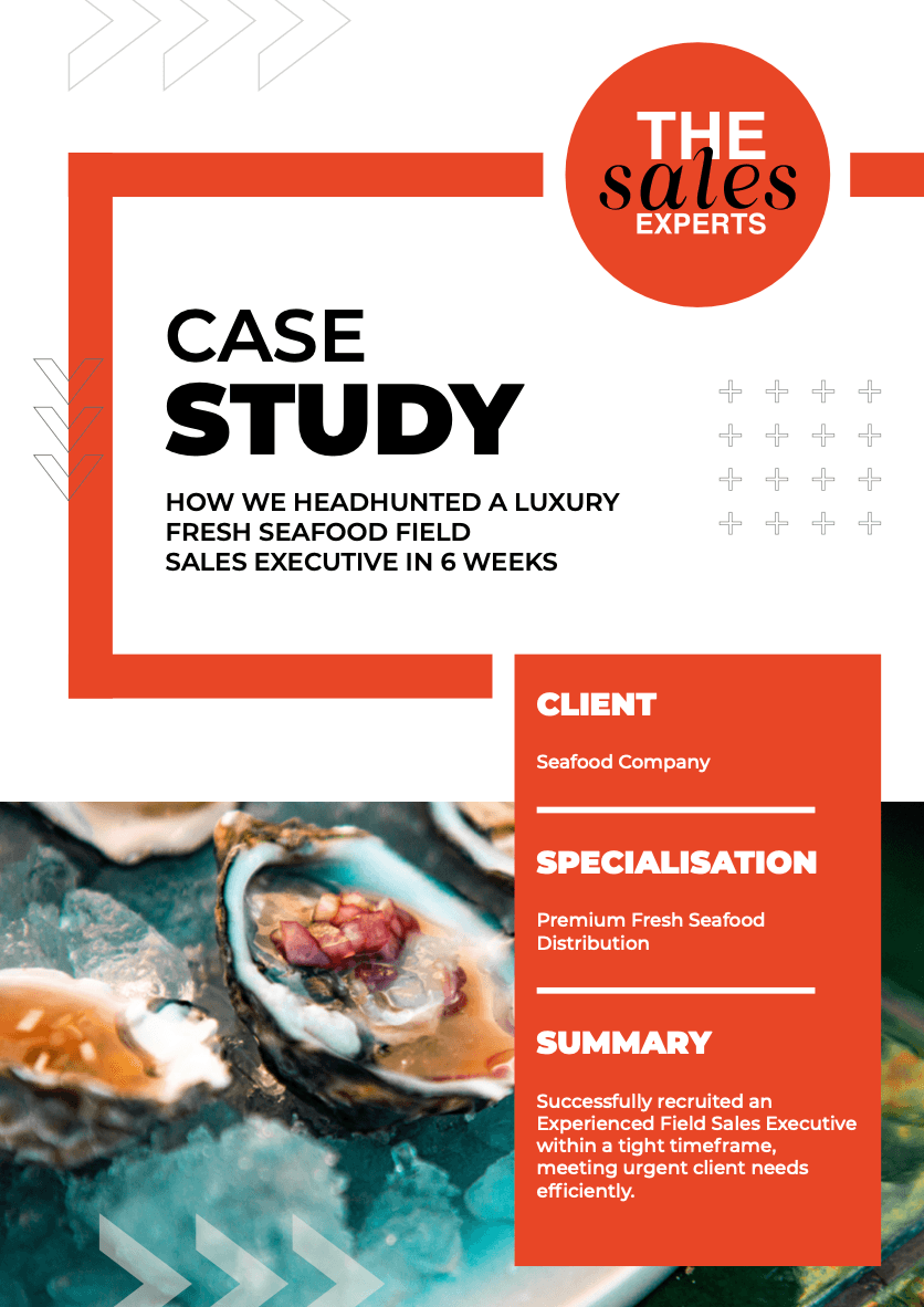 Field Sales Executive Recruitment | Luxury Food Sales Hiring