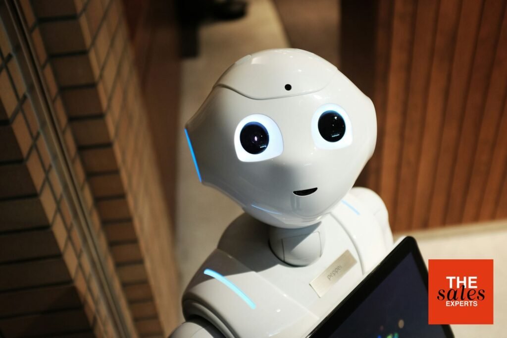 Friendly robot for article about keeping hiring processes human