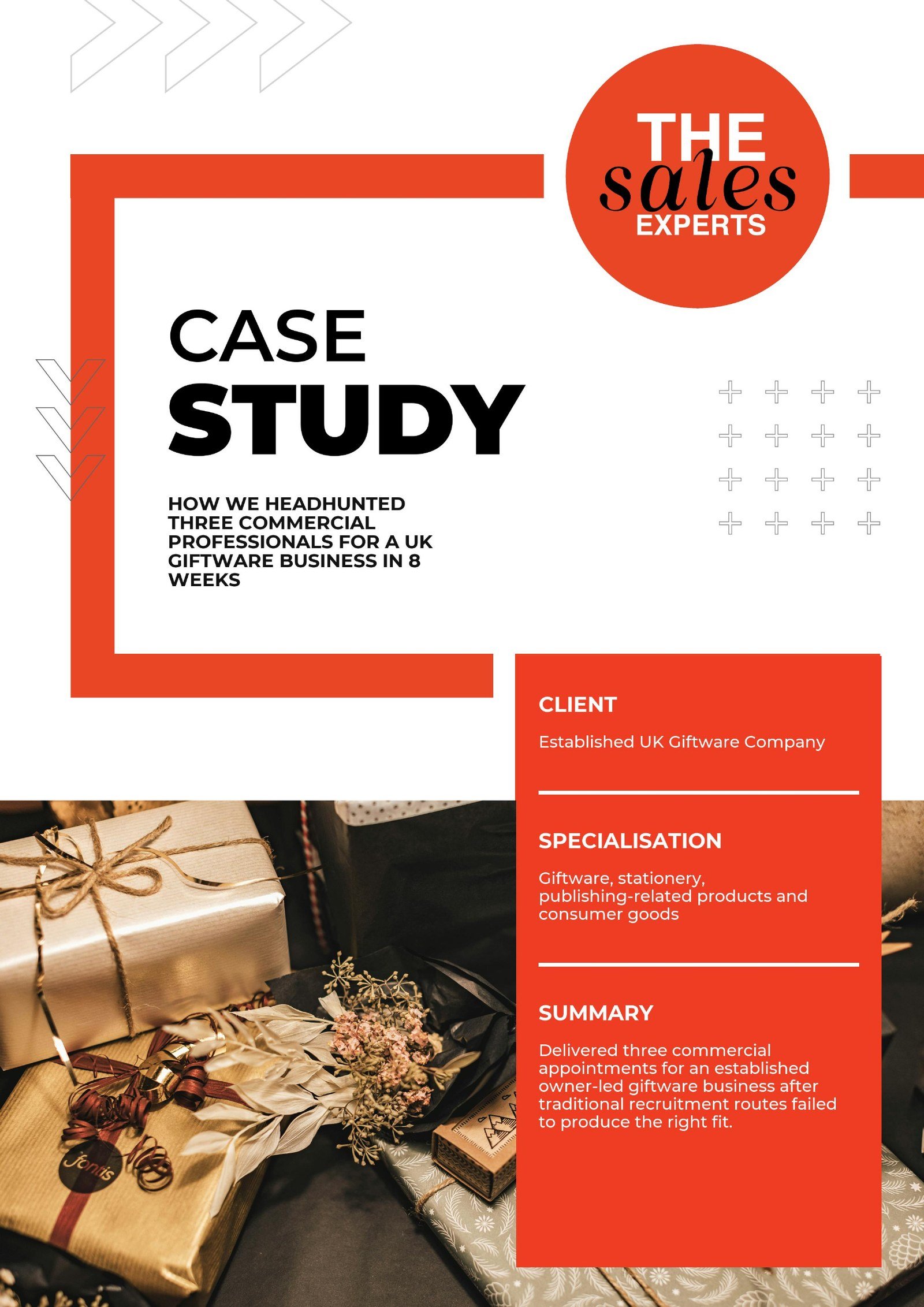 Giftware Sales Recruitment Case Study | 3 Commercial Hires